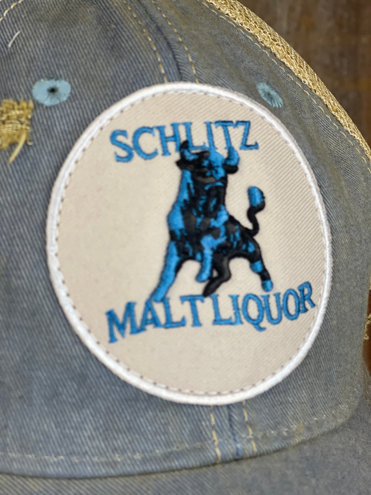 Schlitz Beer hat Angry Minnow Vintage