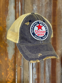 Thumbnail for Shiner Beer hat Angry Minnow Vintage