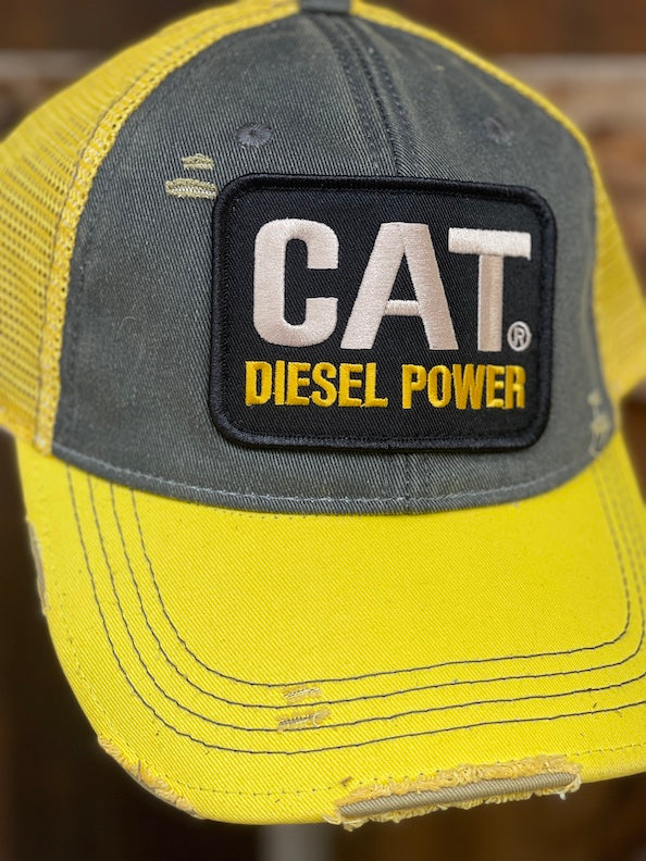 Playing in the Dirt Hat- Gold/Grey Snapback
