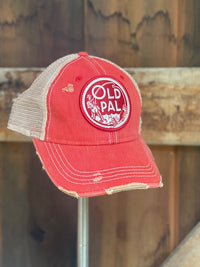 Thumbnail for OLD PAL Minnow Bucket Hat- Distressed Red Snapback