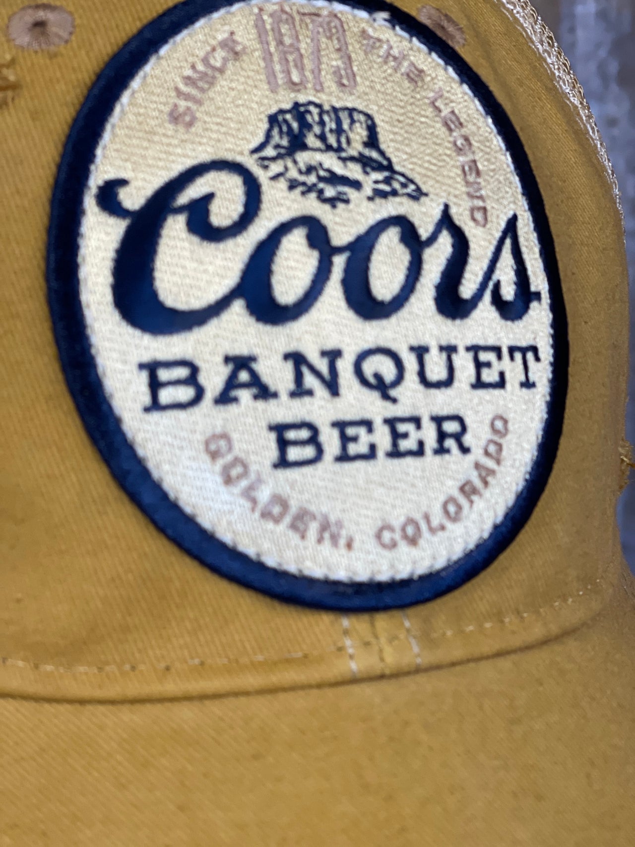 Coors Banquet OVAL 1873 Retro Hat Ginger