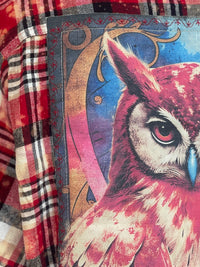 Thumbnail for TWILIGHT MUSE Flared Sleeve Flannel
