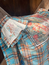 Thumbnail for BIRDS OF A FEATHER Flared Sleeve Flannel