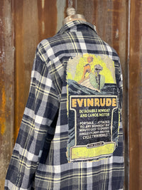 Thumbnail for Evinrude Flannel- Classic Lake Superior Blue