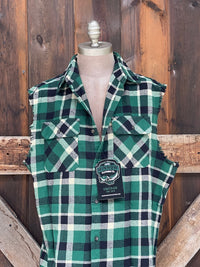 Thumbnail for Jag bomb Sleeveless Flannel