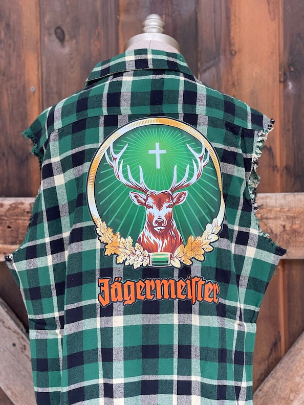 Jag bomb Sleeveless Flannel