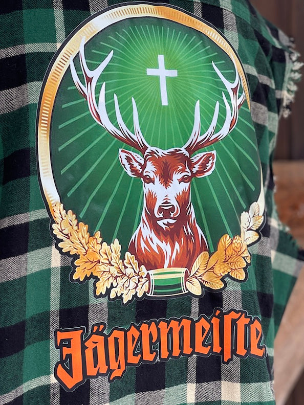 Jag bomb Sleeveless Flannel