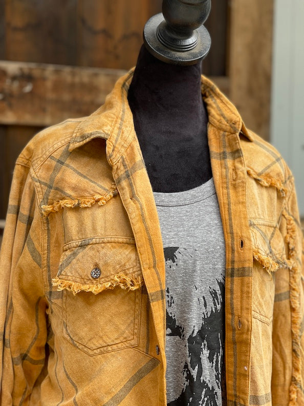 Angry Minnow Signature Flannel- HONEYCOMB