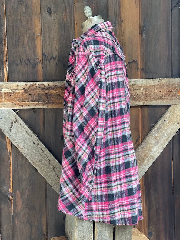 AMV Signature Flannel- PINK PANTHER
