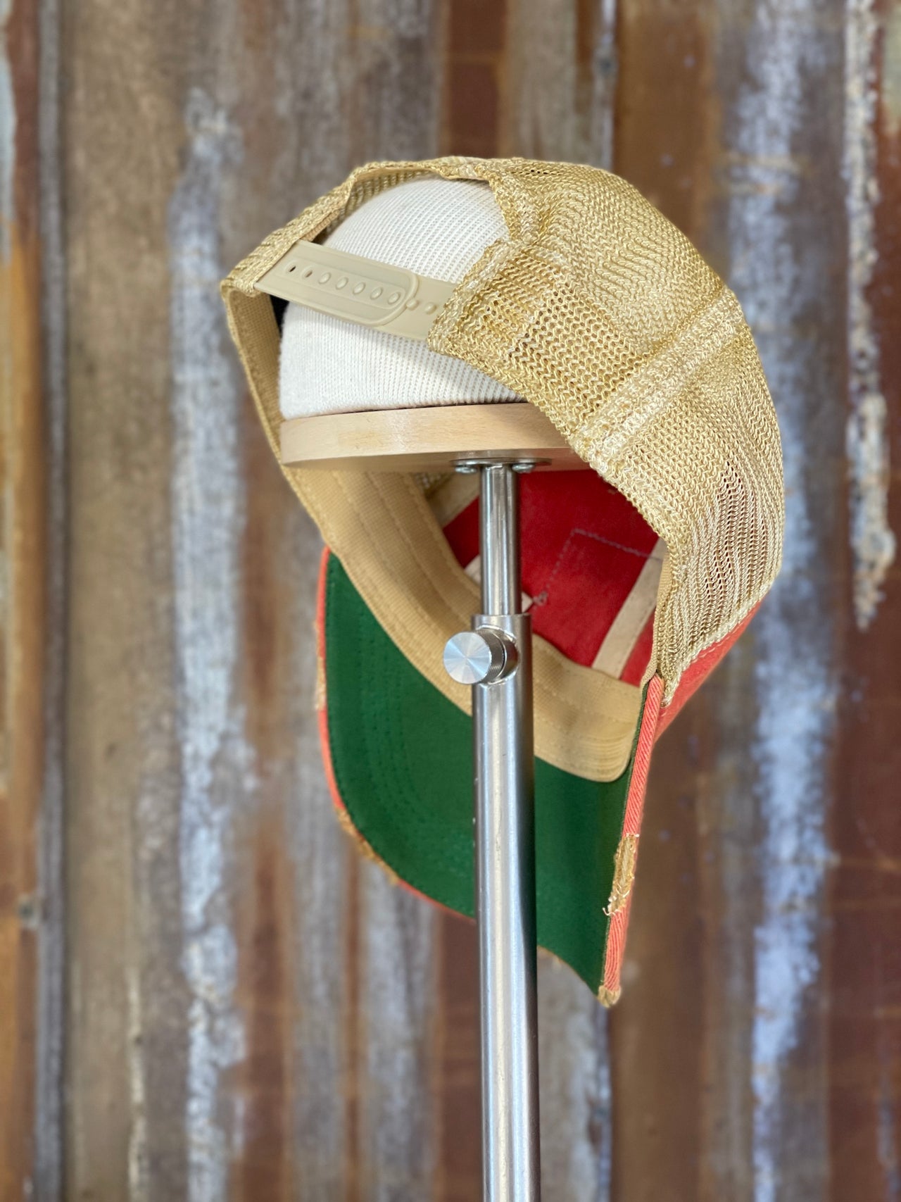 Lone Star Beer Armadillo Logo Hat- Distressed  Red