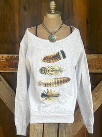 Thumbnail for FEATHER Boho Sweatshirt