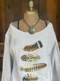 Thumbnail for FEATHER Boho Sweatshirt