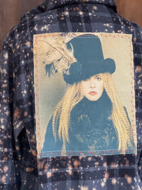 Thumbnail for Queen of the Gypsies Flared Sleeve Flannel