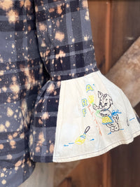 Thumbnail for Queen of the Gypsies Flared Sleeve Flannel