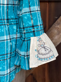 Thumbnail for Flared Sleeve Flannel- WANDERLUST