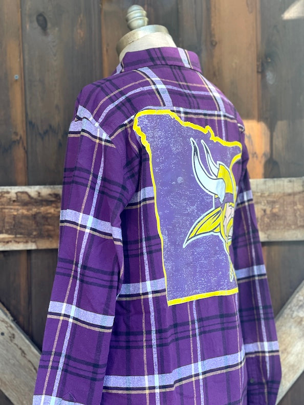 Minnesota Purple Classic Long Sleeve Flannel
