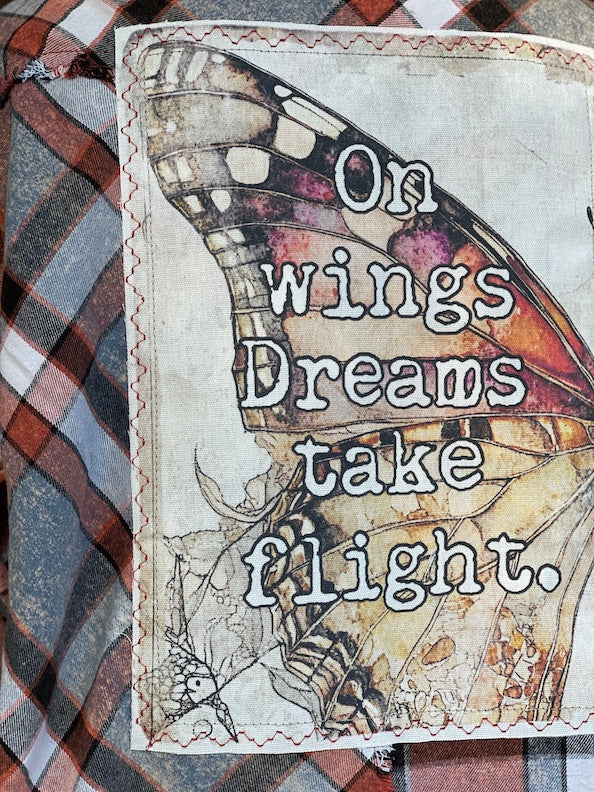 AMV Signature Flannel- On Wings Dreams Take Flight- BRICKPATH