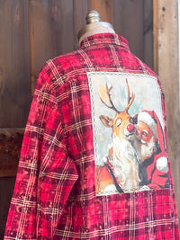 Thumbnail for Santa BESTIES Art Flannel