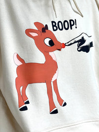 Thumbnail for Rudolph BOOP Hoodie- Sweet Cream