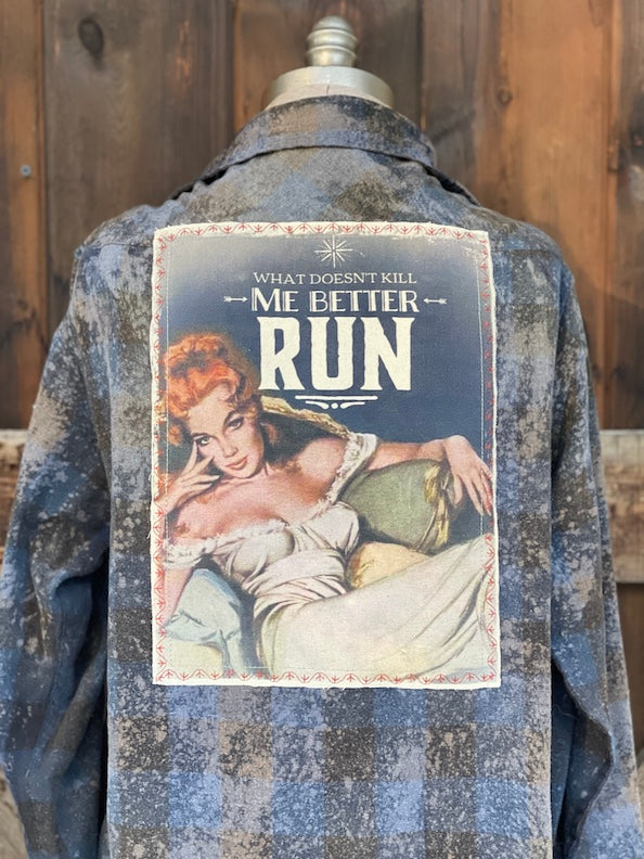 What Doesn't Kill Me Art Flannel