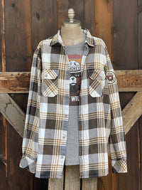 Thumbnail for Smokey Bear Classic Flannel -Camping Plaid
