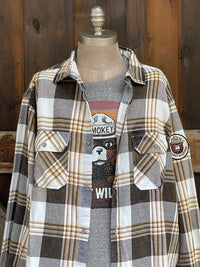Thumbnail for Smokey Bear Classic Flannel -Camping Plaid