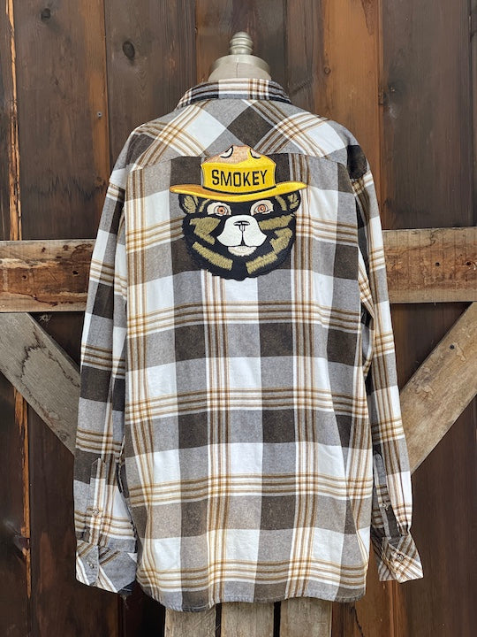 Smokey Bear Classic Flannel -Camping Plaid