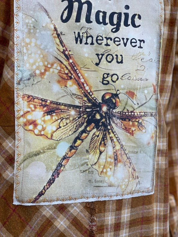 AMV Signature Flannel- DRAGONFLY MAGIC
