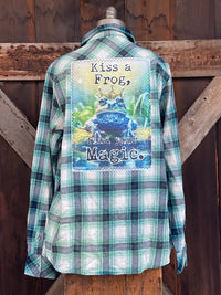 Thumbnail for Find Your Magic Kiss A Frog Art Flannel