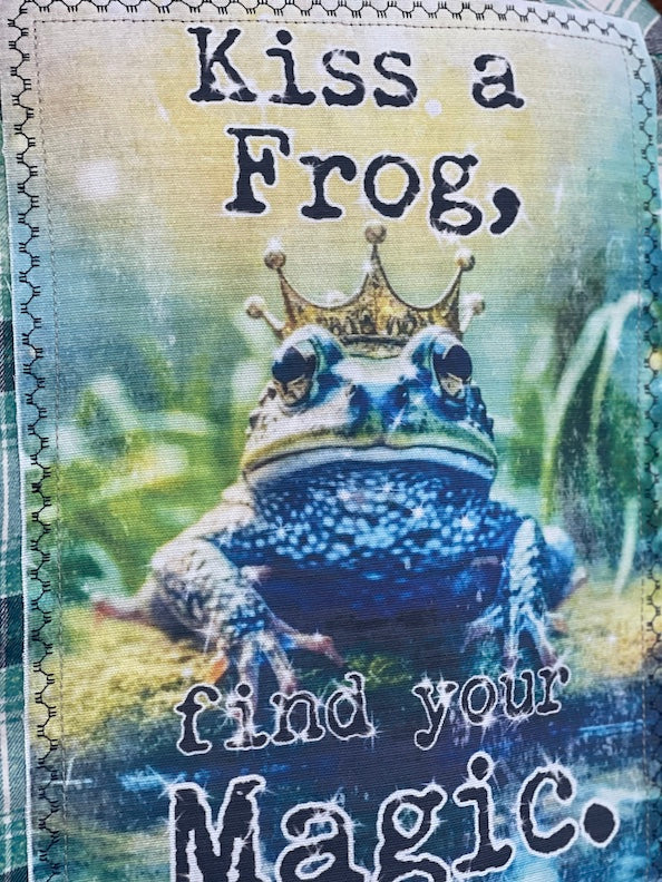 Find Your Magic Kiss A Frog Art Flannel