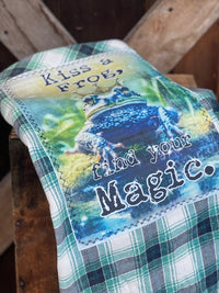Thumbnail for Find Your Magic Kiss A Frog Art Flannel