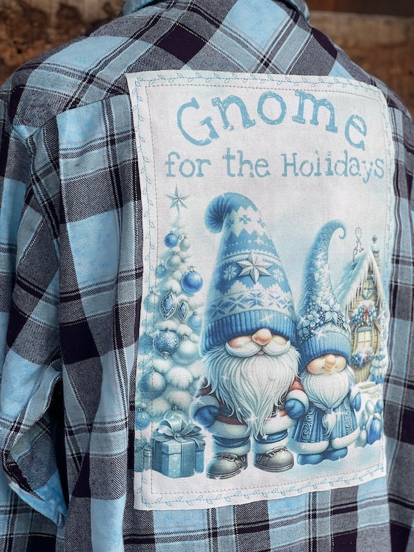 GNOME FOR THE HOLIDAYS Holiday Flannel