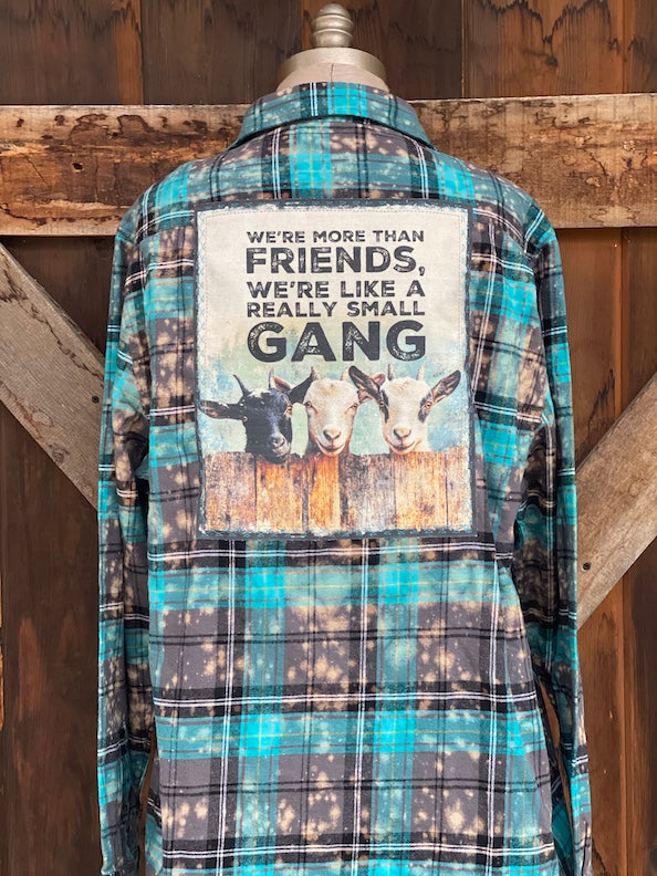 More Than Friends Art Flannel