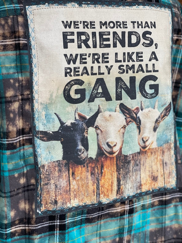 More Than Friends Art Flannel