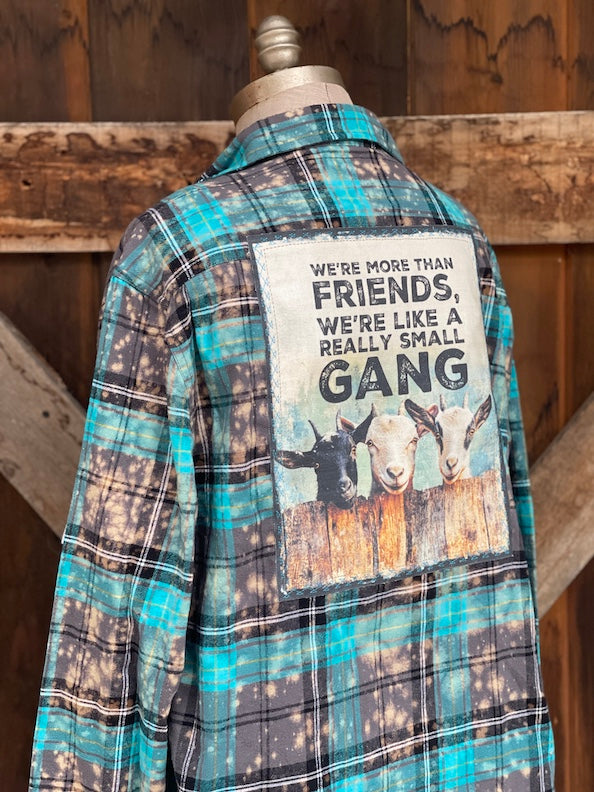 More Than Friends Art Flannel