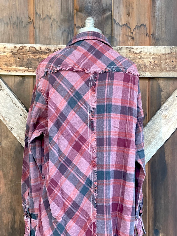 AMV Signature Flannel- CABERNET