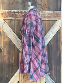 Thumbnail for AMV Signature Flannel- CABERNET