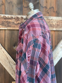 Thumbnail for AMV Signature Flannel- CABERNET