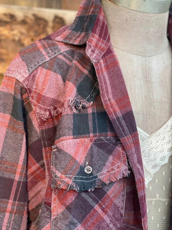 AMV Signature Flannel- CABERNET
