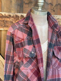 Thumbnail for AMV Signature Flannel- CABERNET