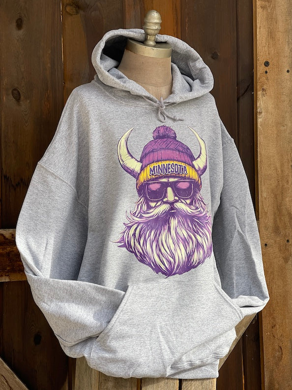 Minnesota football Heather Grey hoodie