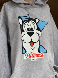 Thumbnail for Hamm's Land of Sky Blue Waters Hoodie- Heather Grey
