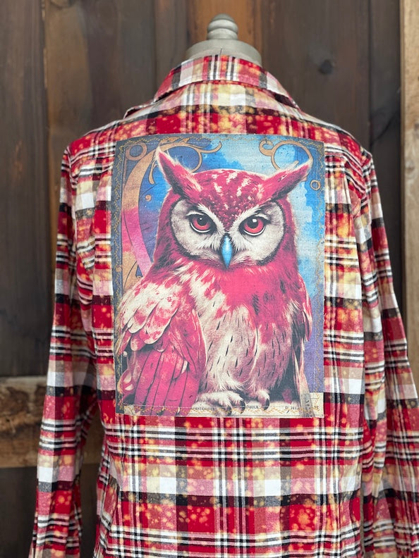 Twilight Muse Art Flannel- Chili Pepper Plaid