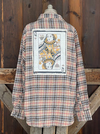 Thumbnail for Queen of Hearts Heavyweight Flannel