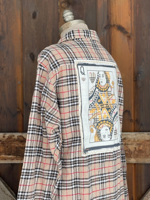 Queen of Hearts Heavyweight Flannel