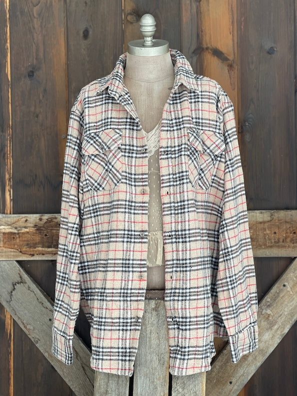 Queen of Hearts Heavyweight Flannel