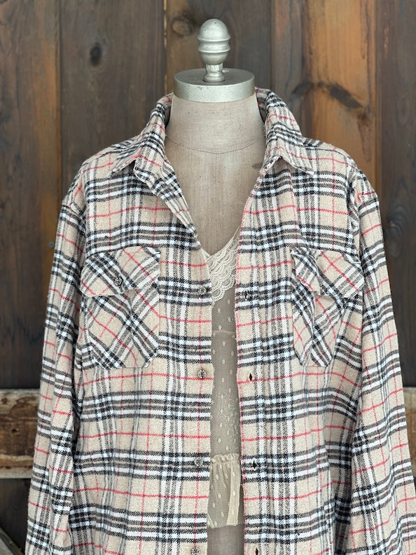 Queen of Hearts Heavyweight Flannel
