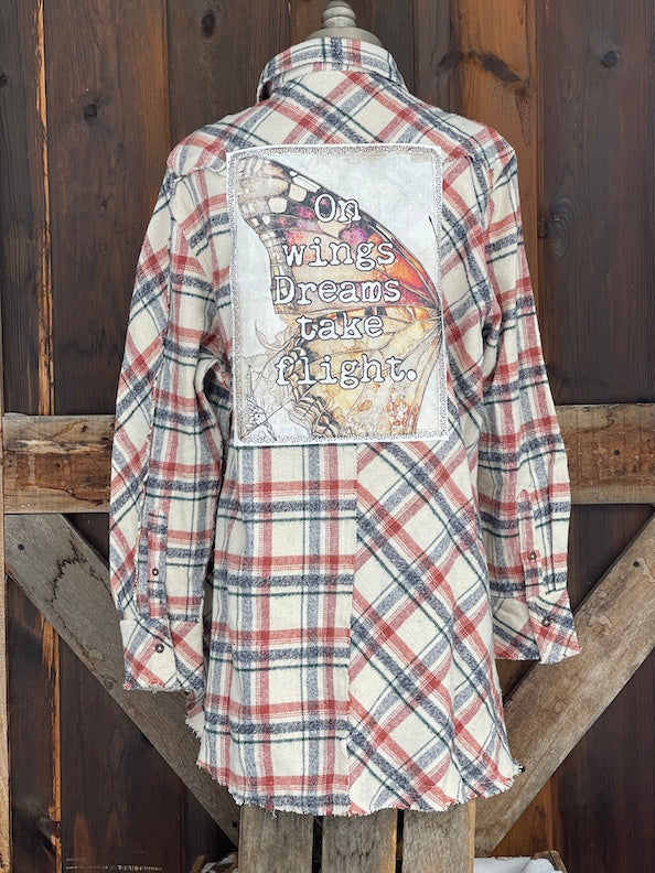 AMV Signature Flannel- On Wings Dreams Take Flight
