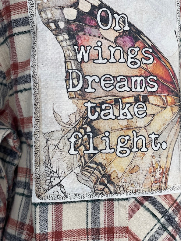 AMV Signature Flannel- On Wings Dreams Take Flight