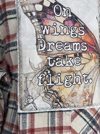 Thumbnail for AMV Signature Flannel- On Wings Dreams Take Flight